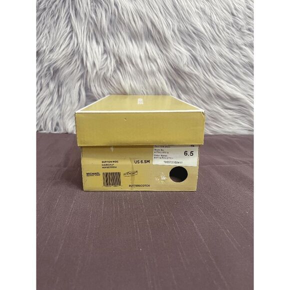 MICHAEL Michael Kors Women's Sutton Moccasin Flat Loafers - Butterscotch 6.5M - Picture 6 of 8